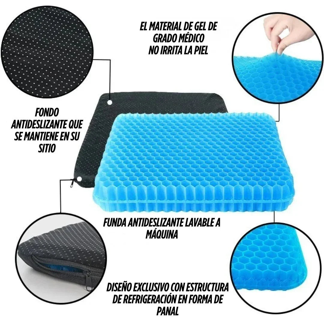 ErgoGel Pro - Cojín ortopédico de gel