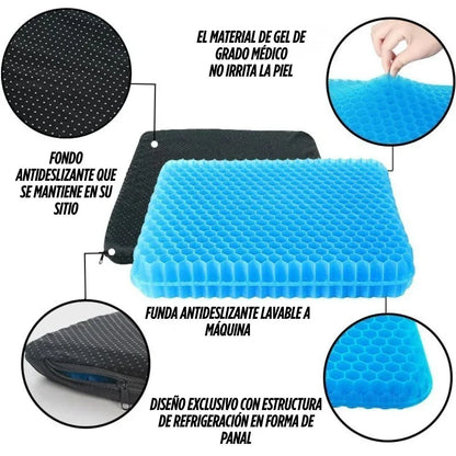 ErgoGel Pro - Cojín ortopédico de gel
