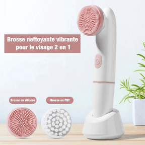 Brosse nettoyante visage 2 en 1